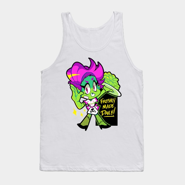 Made Fresh Daily (Zombie Waitress) Tank Top by digitoonie